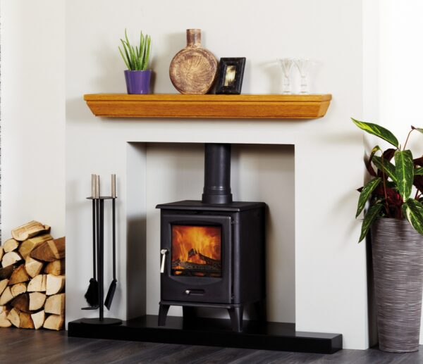 Mallaig Solid Oak / MDF Wood Fireplace Shelf - Image 2