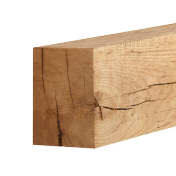 Medium Fascia Solid Oak Wood Fireplace Beam