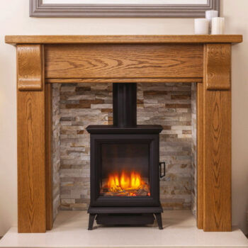 Montreal Painted / Solid Oak Wood Fireplace Surround