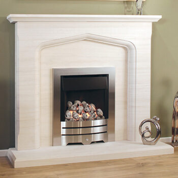 Newman Algarve Limestone Fireplace Surround