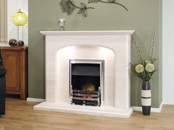 Newman Avalade Bella Creme Limestone Fireplace Surround - Image 2