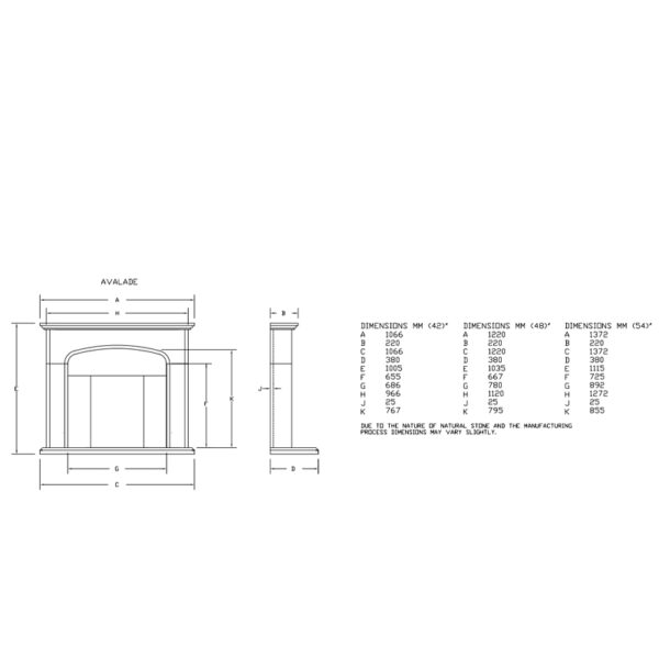 Newman Avalade Bella Creme Limestone Fireplace Surround - Image 3