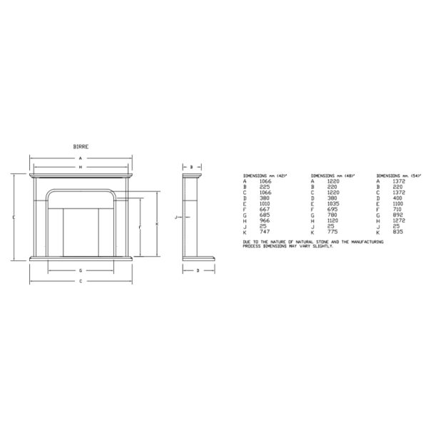 Newman Birre Limestone Fireplace Suite - Image 3