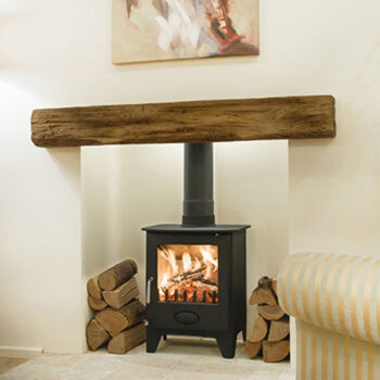 Newman Clovelly Timber Effect Oak Fireplace Beam