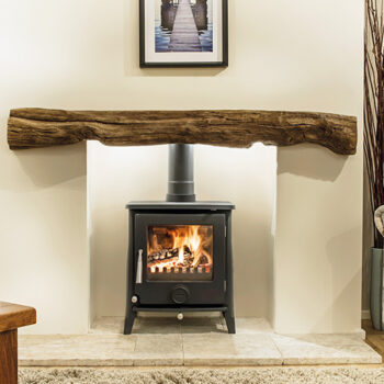 Newman Fowey Timber Effect Oak Fireplace Beam