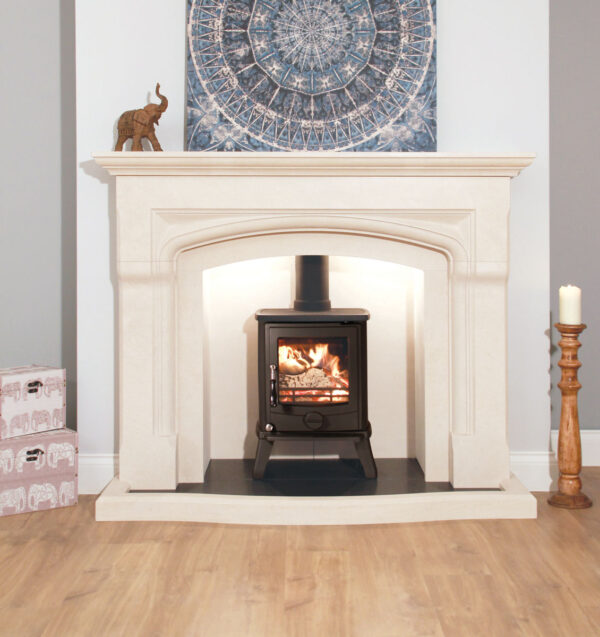 Newman Galiza Limestone Fireplace Suite - Image 2