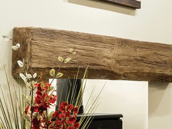 Newman Netherton Timber Effect Oak Fireplace Beam - Image 4
