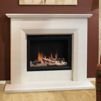 Newman Santiago Limestone Fireplace Suite