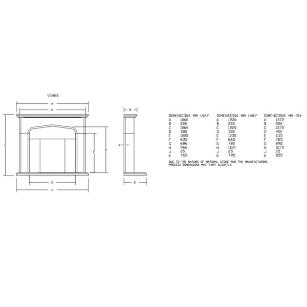 Newman Viana Limestone Fireplace Suite - Image 3