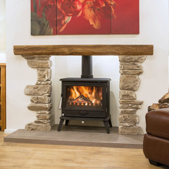 Newman York Non Combustible Wrap Around Fireplace Legs