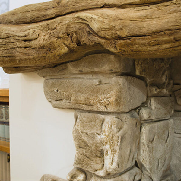 Newman York Stone Effect Non Combustible Fireplace Chamber - Image 2