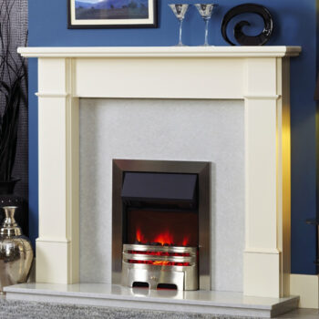 Olivia Painted Wood Fireplace Surround