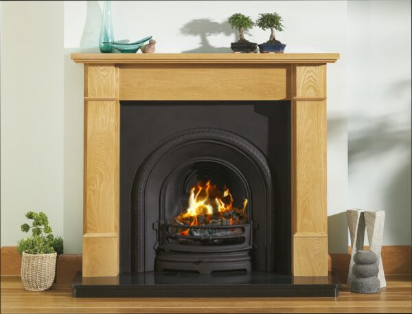 Olivia Solid Oak Wood Fireplace Surround - Image 2