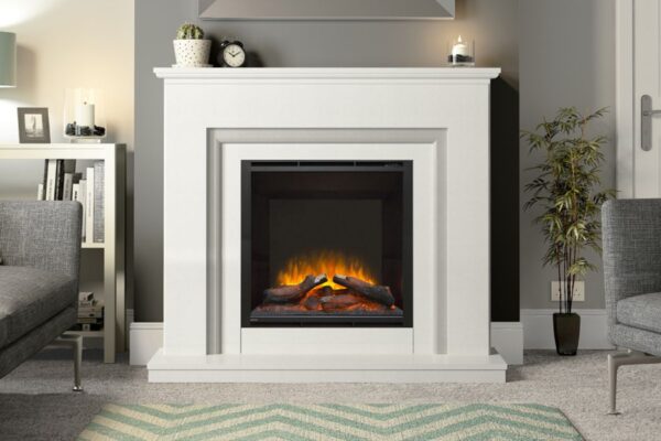PRYZM Embleton Marble Electric Fireplace