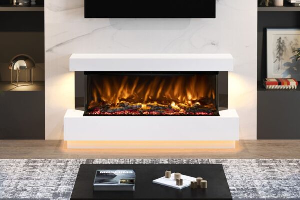 PRYZM Evento Timber Electric Fireplace