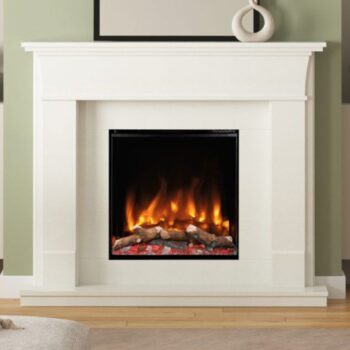 PRYZM Ezra Marble Electric Fireplace
