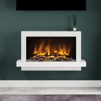 PRYZM Huxton Timber Electric Fireplace