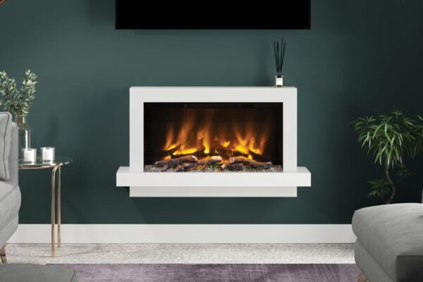 PRYZM Huxton Timber Electric Fireplace