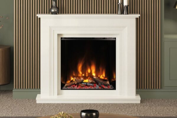 PRYZM Kudosa Marble Electric Fireplace