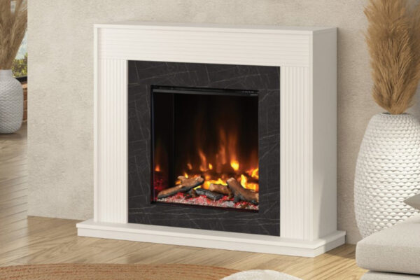 PRYZM Lumos Timber Electric Fireplace