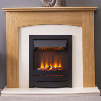 Poppy Painted And Solid Oak Fireplace Surround