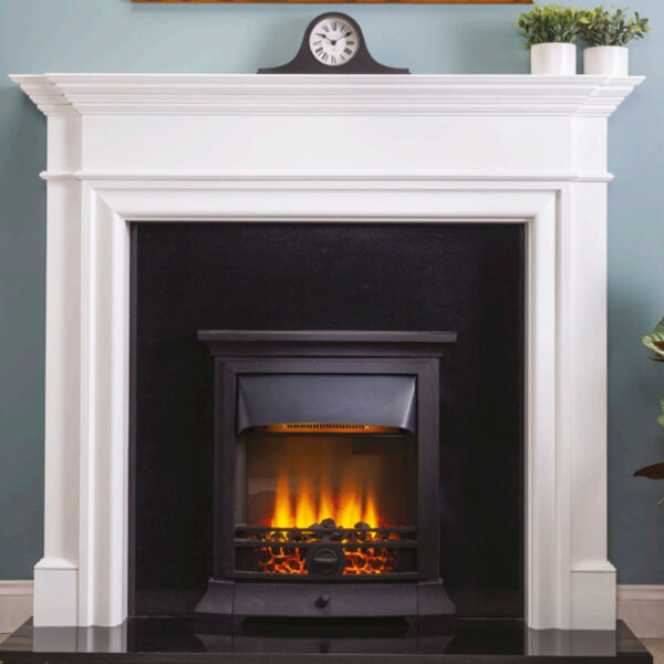 Richmond Paint And Solid Oak Wood Fireplace Surround