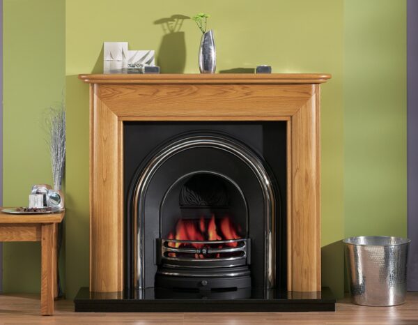 Toni Solid Oak Wood Fireplace Surround - Image 2