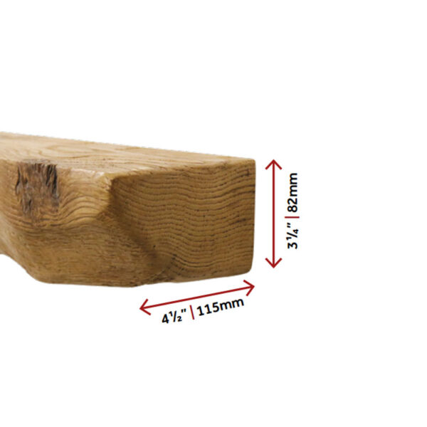Vintage Non Combustible Fireplace Shelf - Image 3