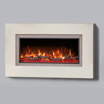 Vista 85 Painted / Veneer Electric Fireplace Suite