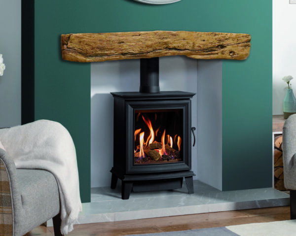 York Non Combustible Timber Effect Fireplace Beam - Image 3
