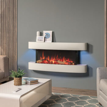 eStudio Cerreto 140 Electric Fireplace Suite