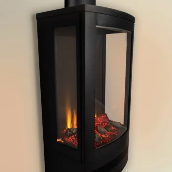 British Fires Bramshaw Wall Hung LED Electric Stove