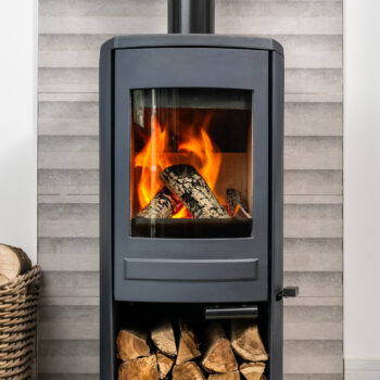 Clock Brocksford CS5 Woodburning Stove