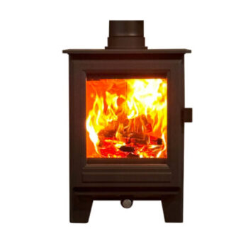 Clock Sudbury Compact Woodburning Stove